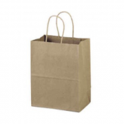 Brown Bag with Twist Handle 320x420x110mm (Pack of 50)